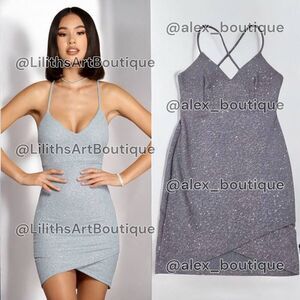 Windsor Glitter Bodycon Dress(C033)-Size M for Women